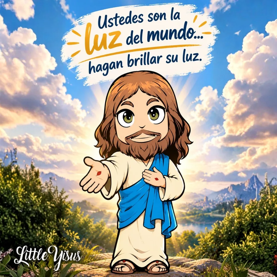 Vosotros sois la luz del mundo, Mateo 5:14